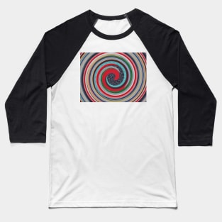 modern bright and vibrant modern swirls Baseball T-Shirt